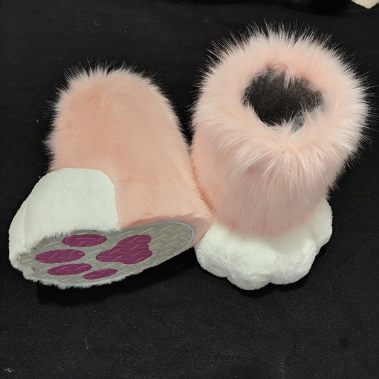 Fursuit Outdoor Foot Paws - Handmade Cosplay Animal Feet, Anime Doll Style Furry Costume Accessories