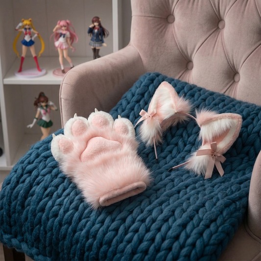 The Squeaky Furry Paws - Customizable Articulated Role-Playing Gloves